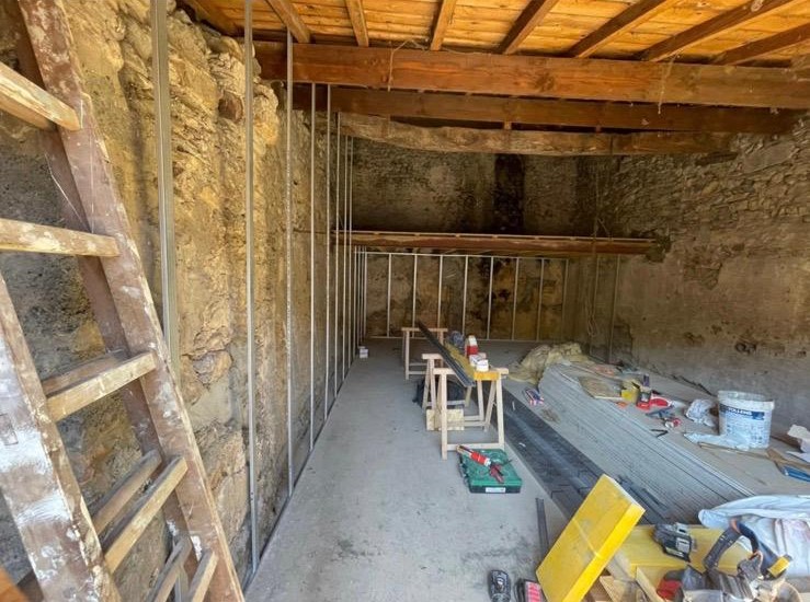 Pièce en cours de rénovation